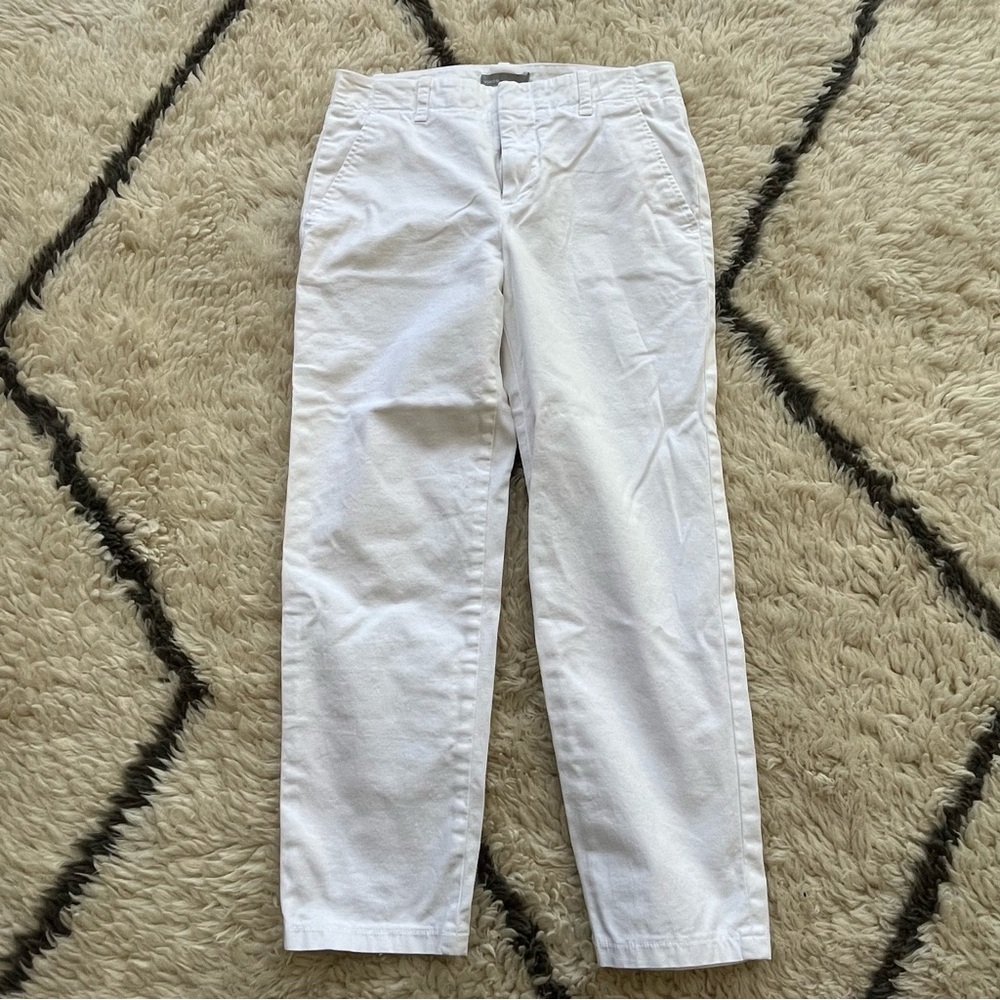 Vince White Cotton Chino Pants – Size 4 – NWOT